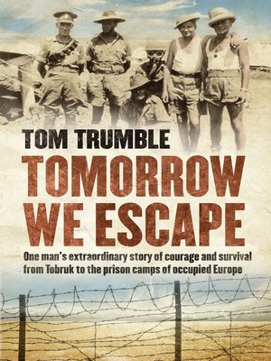 cover image of Tomorrow We Escape